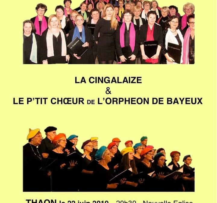 Concert de la Chorale “La Cingalaize” à THAON