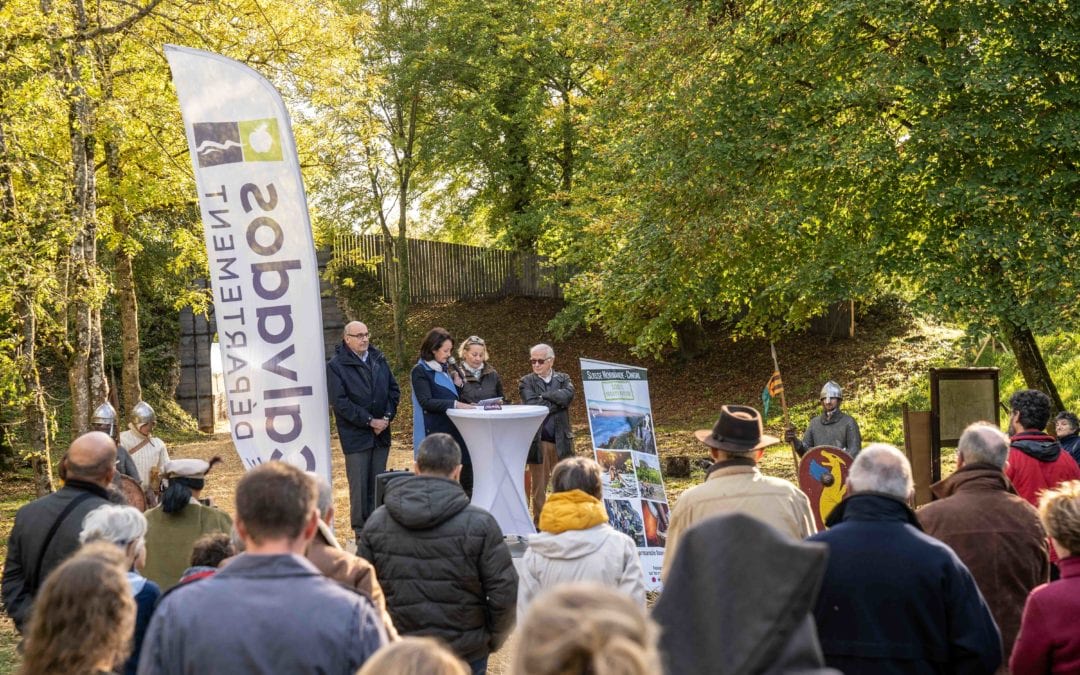 Retour en images sur l’inauguration officielle des aménagements du site de Château Ganne à La Pommeraye