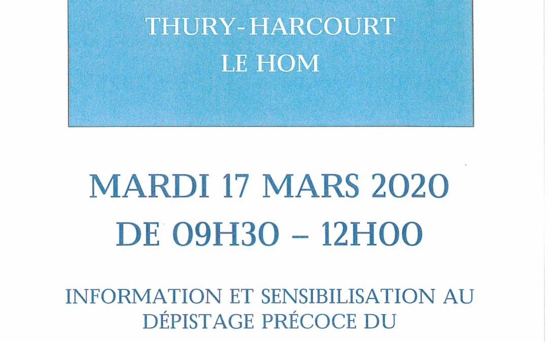 Opération Mars Bleu à la Maison de Services Le Hom le 17 mars 2020