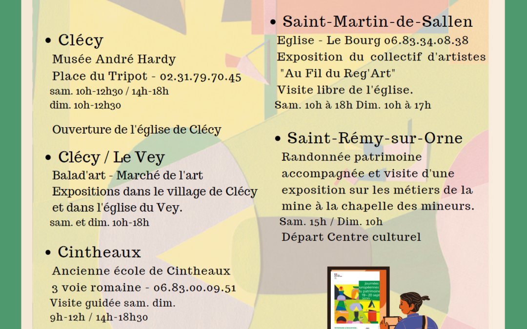 Les Journées Européennes du Patrimoine, c’est ce week-end !
