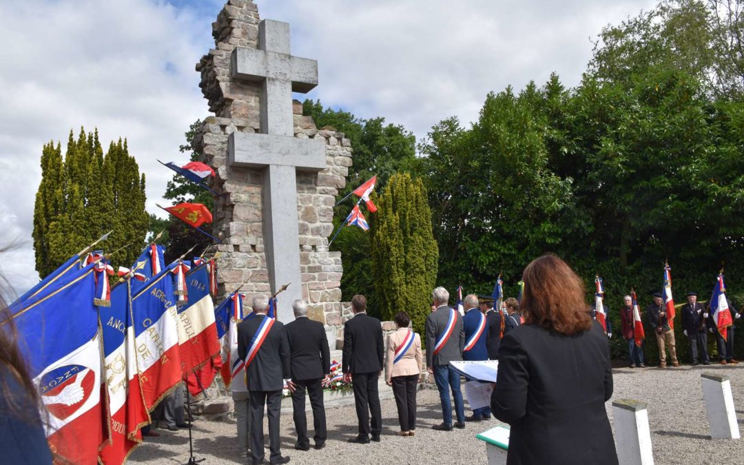 Retour en images sur la cérémonie du 3 juillet au Monument de Saint-Clair à Donnay