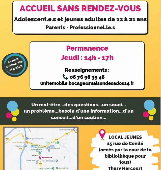 Une nouvelle permanence de la Maison des Adolescents