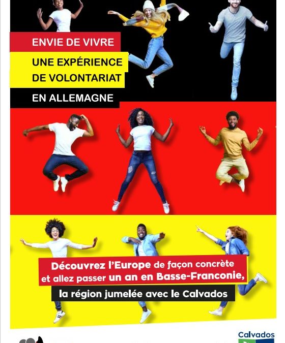 Départ pour une année de volontariat en Allemagne (à compter du 1er septembre 2023)