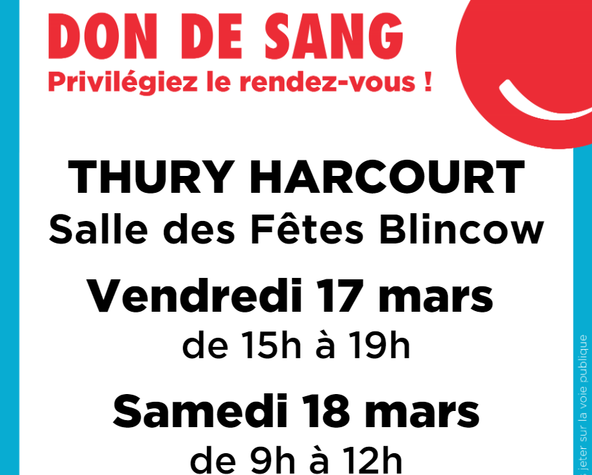 Collecte de sang à Thury-Harcourt