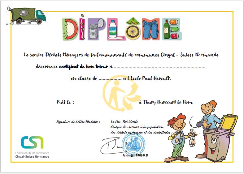 Les ambassadeurs du tri interviennent également dans les écoles du territoire