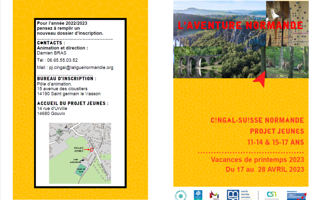 Projet Jeunes à Gouvix – Vacances de Printemps 2023