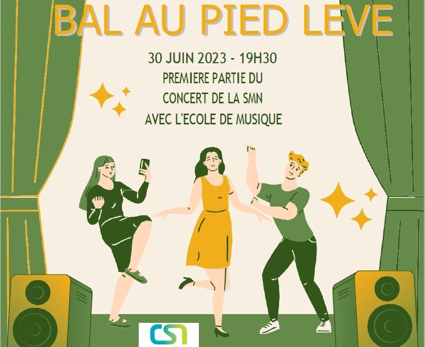 Bal au pied levé !