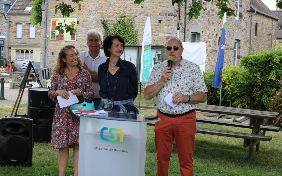 Inauguration des 4 nouvelles boucles vélo sur le territoire de la CDC Cingal Suisse Normande