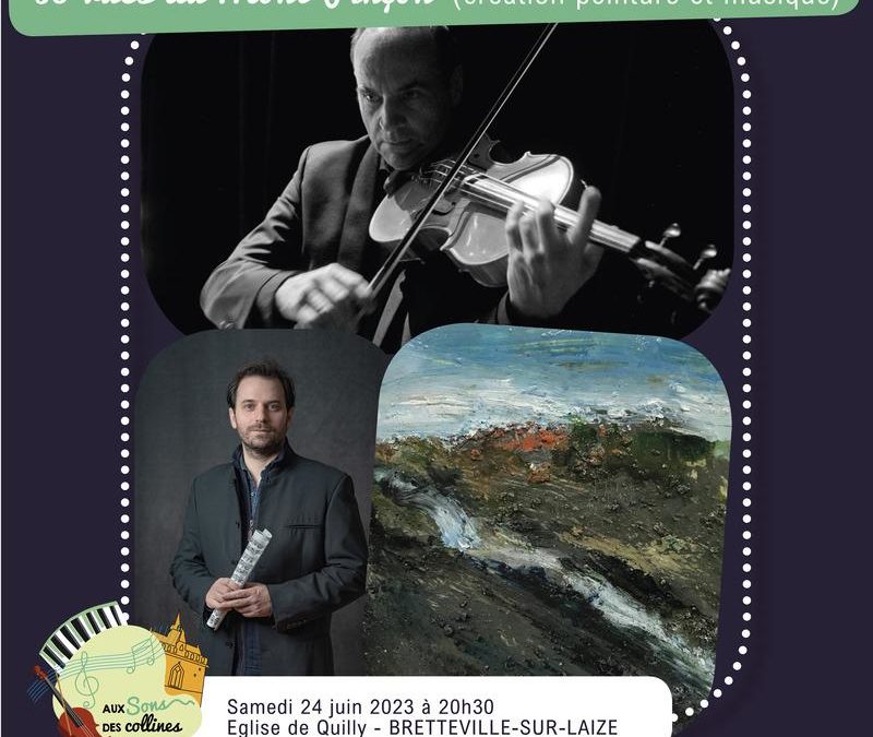Création de peinture en musique, Samedi 24 juin 2023  à 20h30