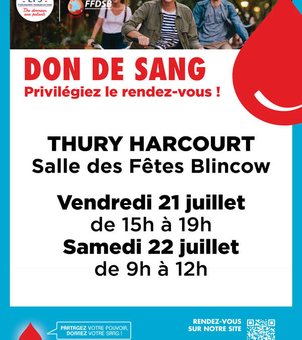 Ensemble, relevons le défi de la solidarité en donnant notre sang !