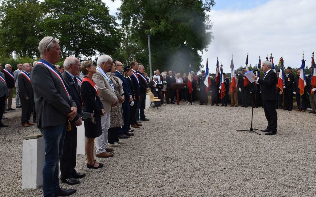 Retour en images sur la cérémonie du 2 juillet au Monument de Saint-Clair à Donnay