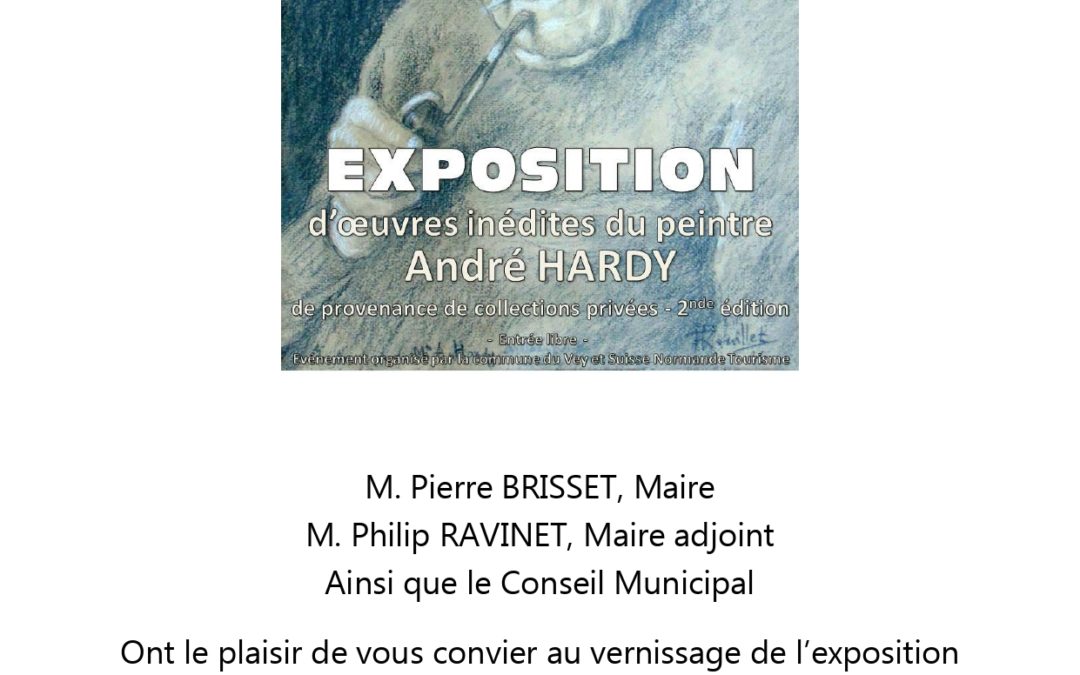 Exposition du peintre André Hardy dans le cadre des journées du patrimoine