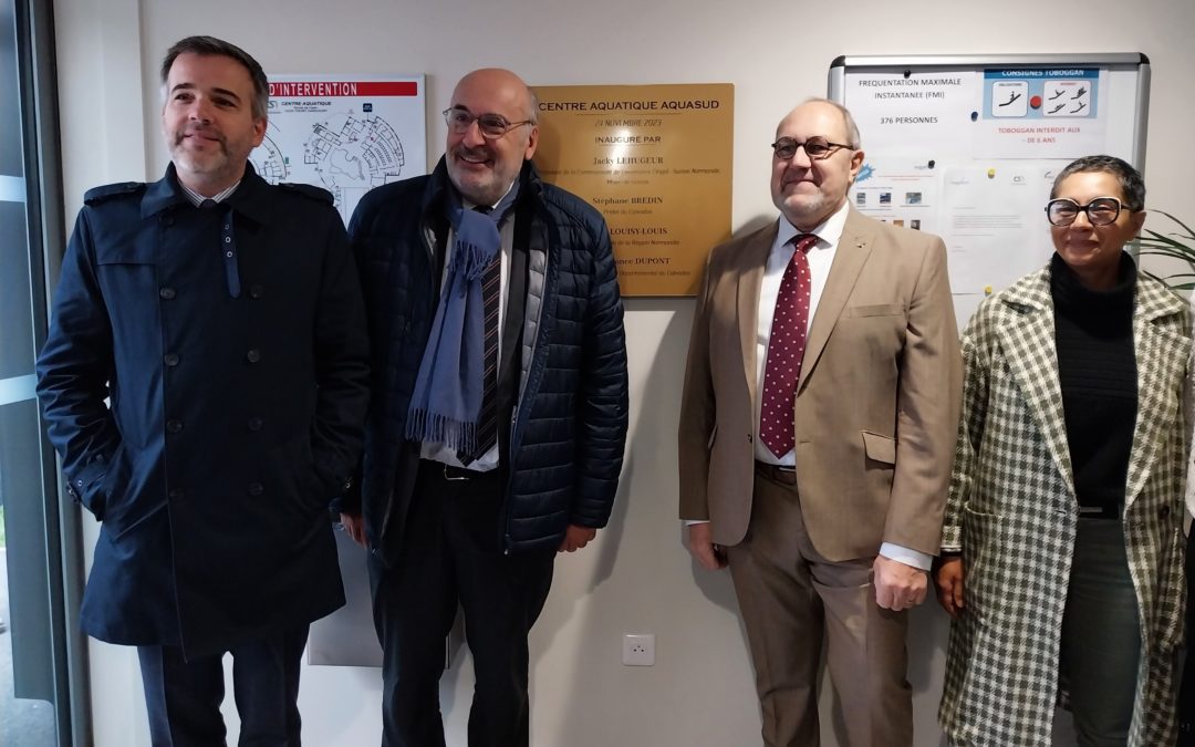 Retour en image : inauguration du centre aquatique le 24 novembre dernier