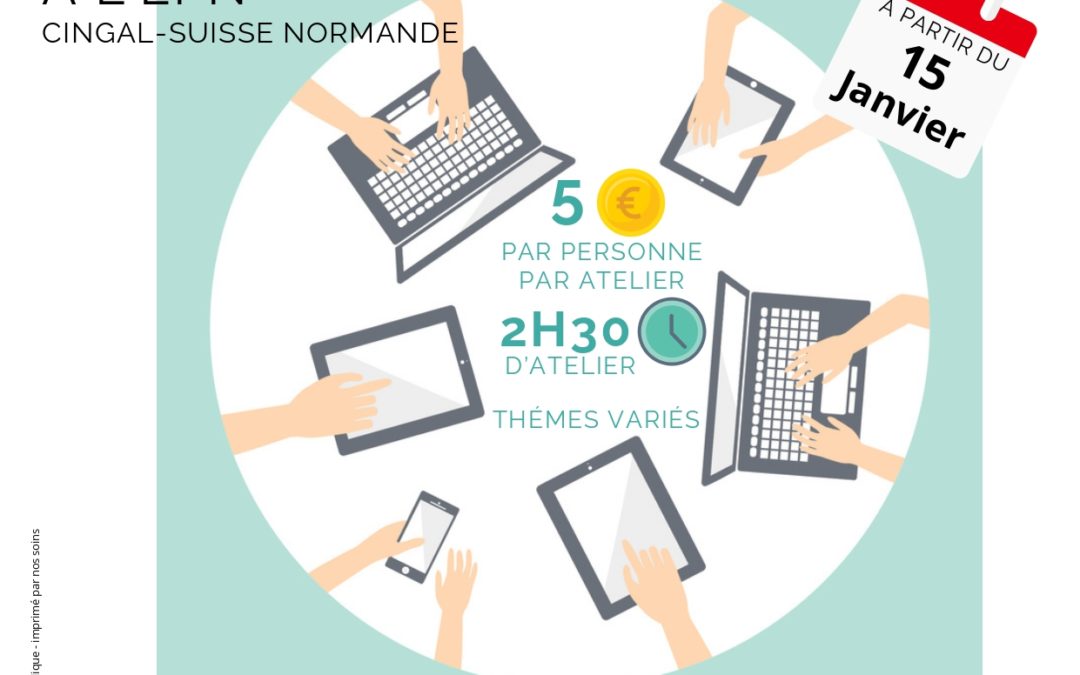 Reprise des ateliers de l’EPN à partir du 15 janvier 2024