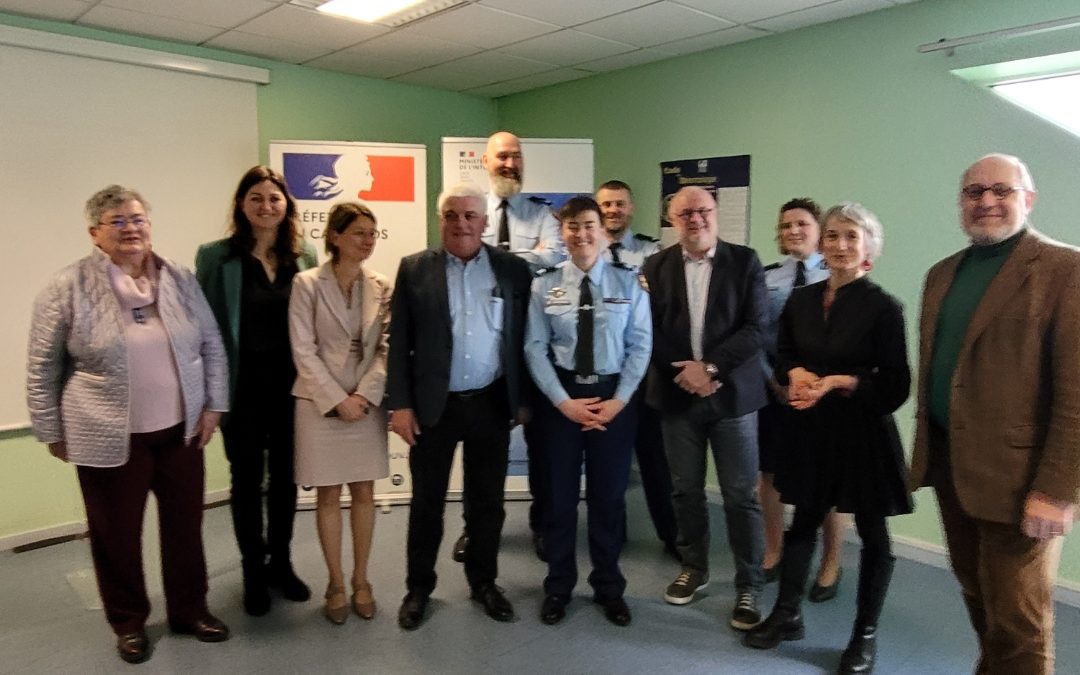 Retour en images : Signature de la Convention ISGC avec la gendarmerie de Falaise