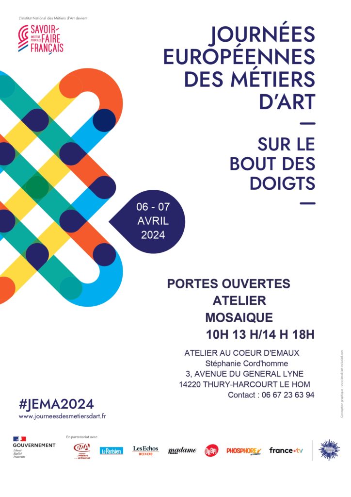 Journées Européennes des Métiers de l’Art du 02 au 07 avril 2024