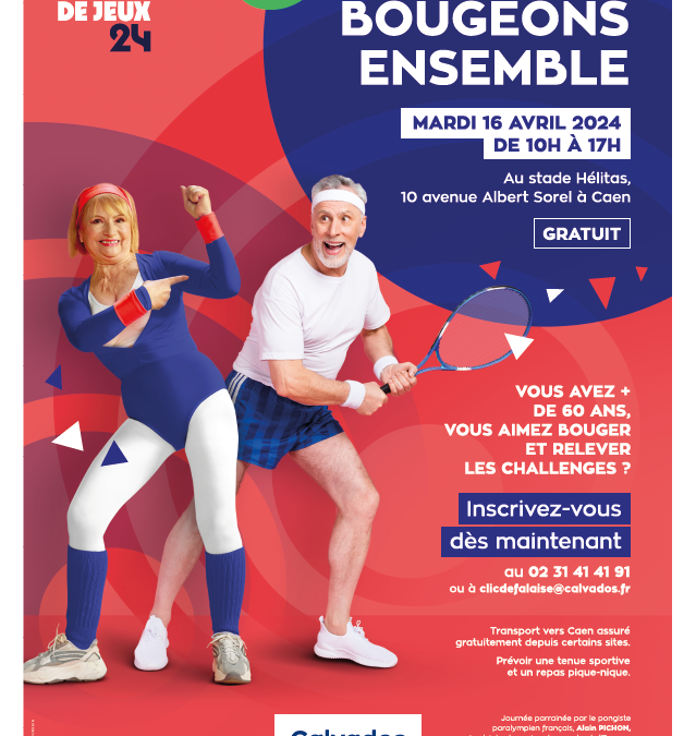 10ème édition du Printemps des CLIC 2024 « Bougeons ensemble» au stade Hélitas à Caen