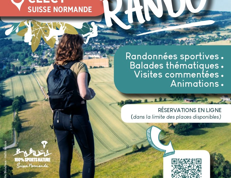 Évènement 100% rando organisé par Suisse Normande Tourisme le 14 avril 2024