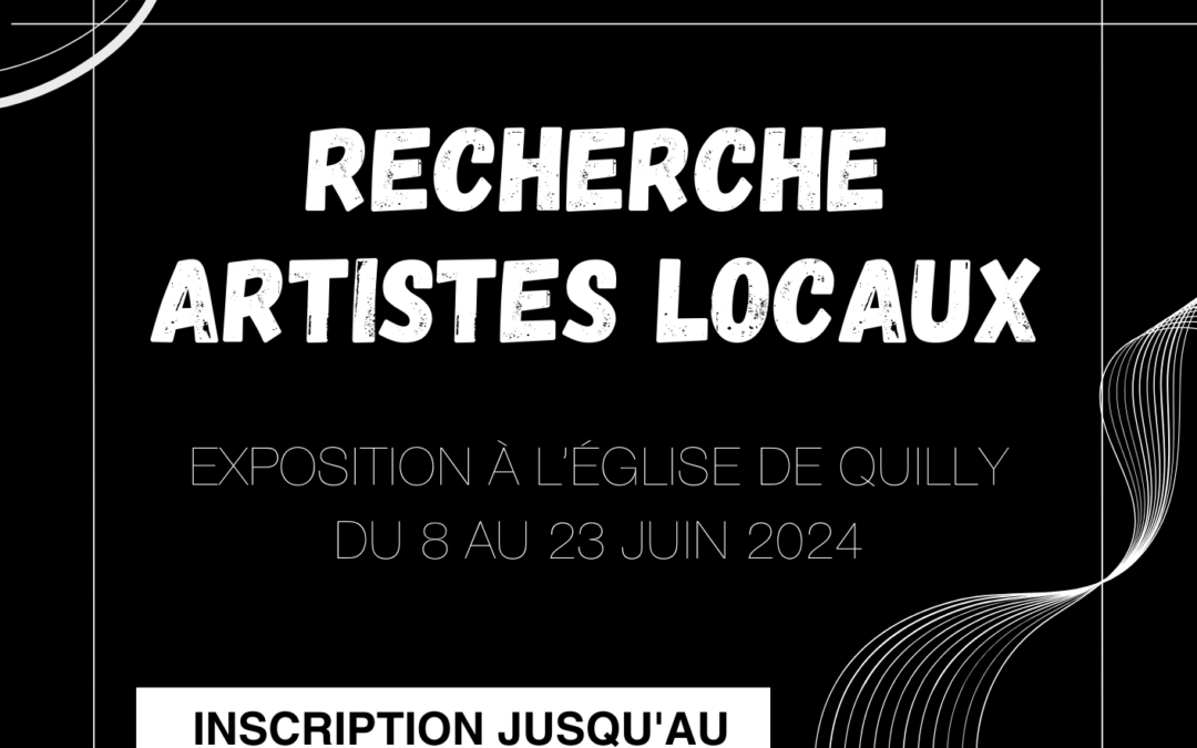 Inscriptions pour l’édition 2024 de l’exposition des artistes locaux