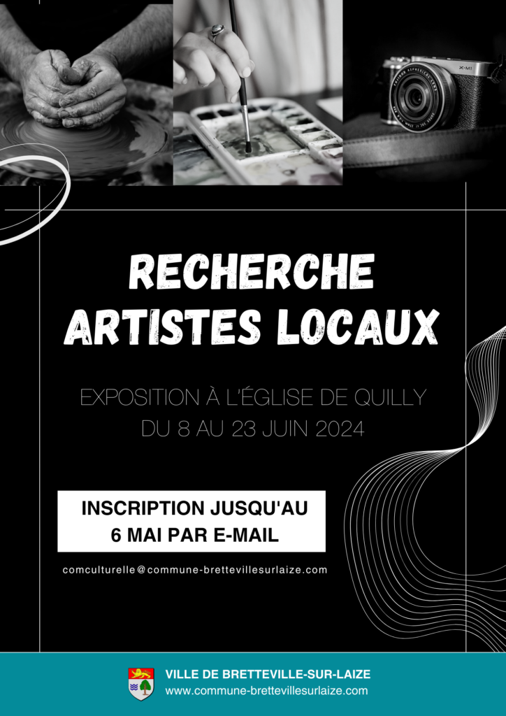 Inscriptions pour l’édition 2024 de l’exposition des artistes locaux