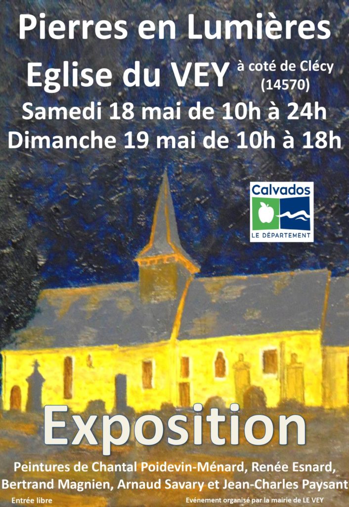 Exposition “Pierres en Lumière” à l’église de la commune du Vey