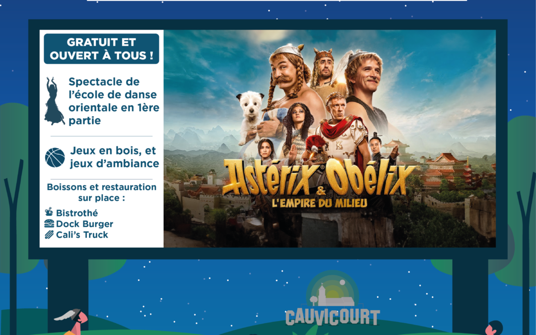 Cinéma en plein air à Cauvicourt le 14 septembre 2024