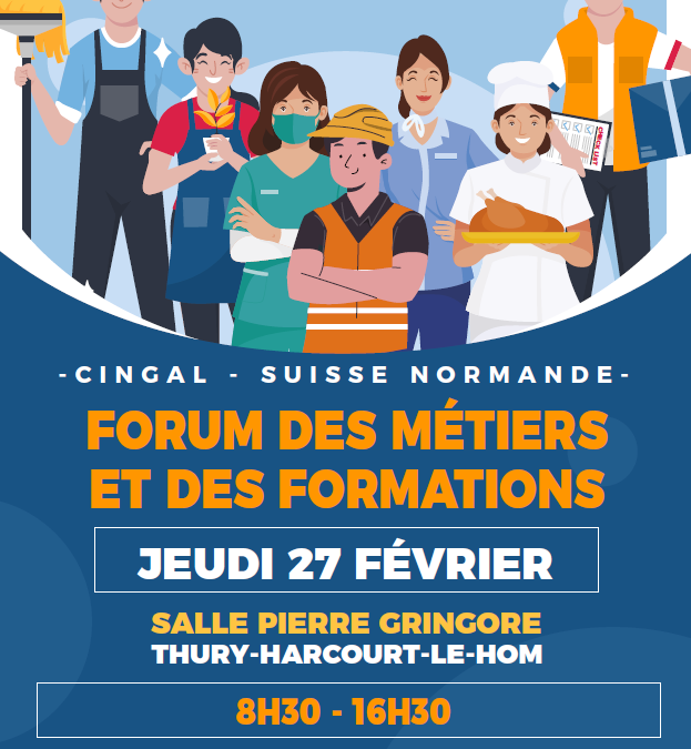 Forum des métiers et des formations le 27 février