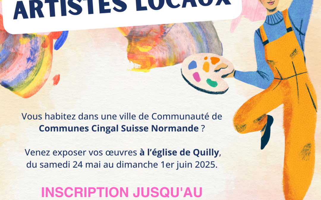 Recherche d’artistes locaux pour une future exposition