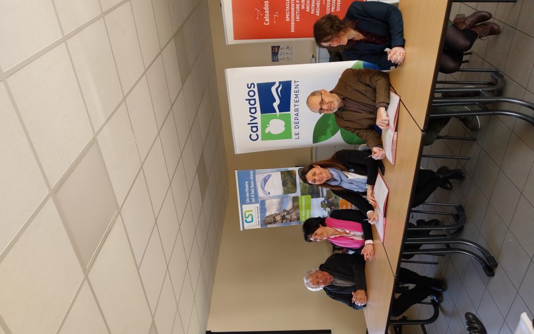 Retour en images sur la signature du Contrat Départemental Culturel de Territoire (CDCT), le 17 mars à la médiathèque de Bretteville-sur-Laize