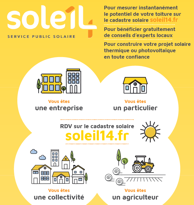 Soleil 14, un service public pour vous accompagner dans votre projet d’énergie solaire