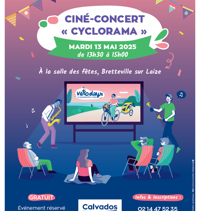 Printemps des CLIC 2025 : ciné concert le mardi 13 mai 2025 à Bretteville-sur-Laize