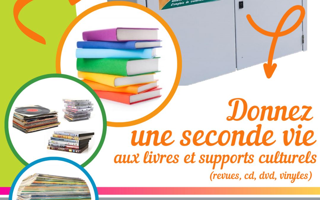 Donnez une seconde vie aux livres et supports culturels