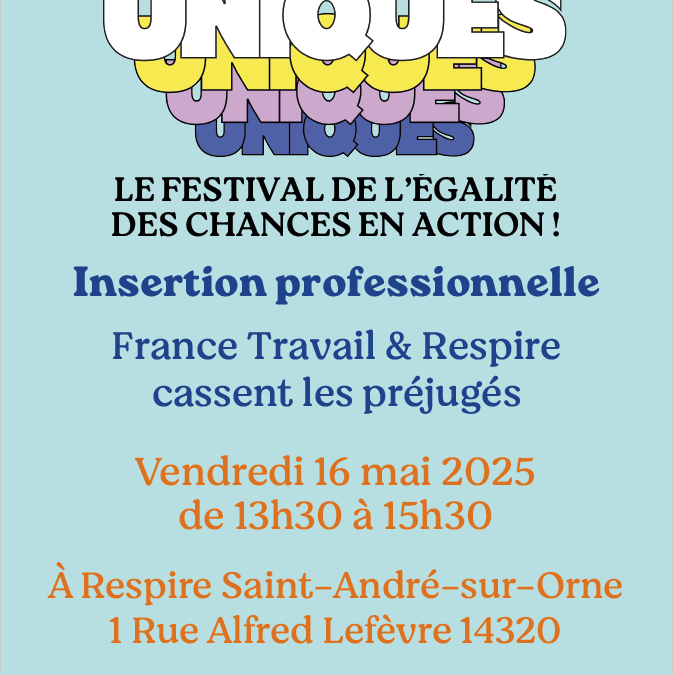 Invitation au Festival Uniques – Festival de l’Égalité des Chances