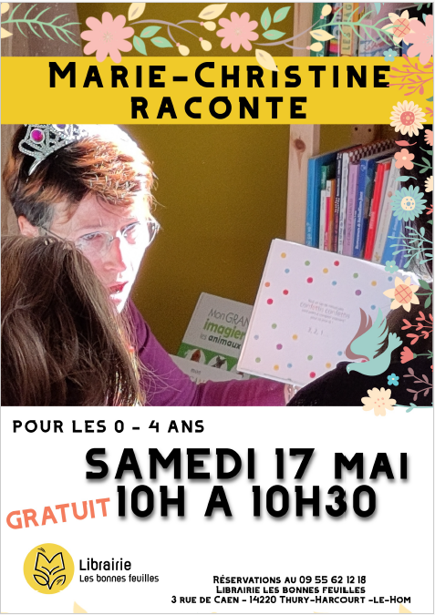 La librairie Les Bonnes Feuilles vous attend le samedi 17 mai 2025