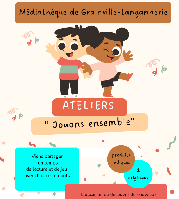 Ateliers jeux à la médiathèque de Grainville-Langannerie