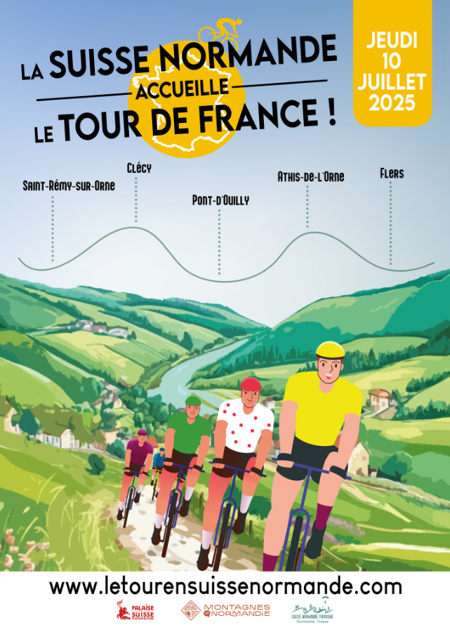 Tour de France en Suisse Normande
