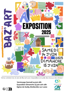 Exposition annuelle de Baz’art les 14 et 15 juin 2025