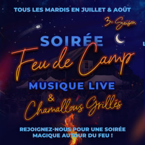 Soirées Feu de Camp pour la 3ème édition à La Ferme des Épis (Ouffières)