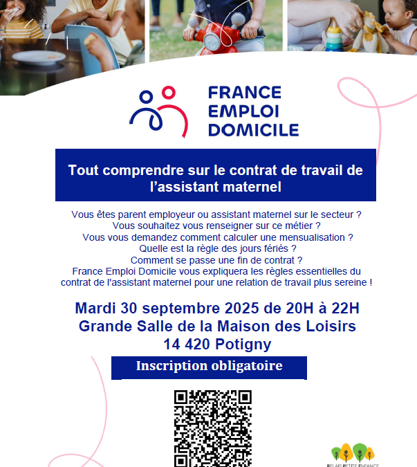 Soirée Inter-Relais animée par France Emploi Domicile le 30 septembre 2025