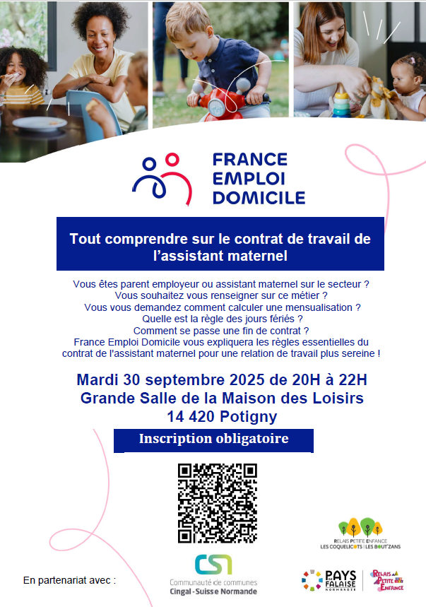 Soirée Inter-Relais animée par France Emploi Domicile le 30 septembre 2025