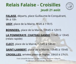 Journées européennes du cheval de trait : programme du jeudi 21 août
