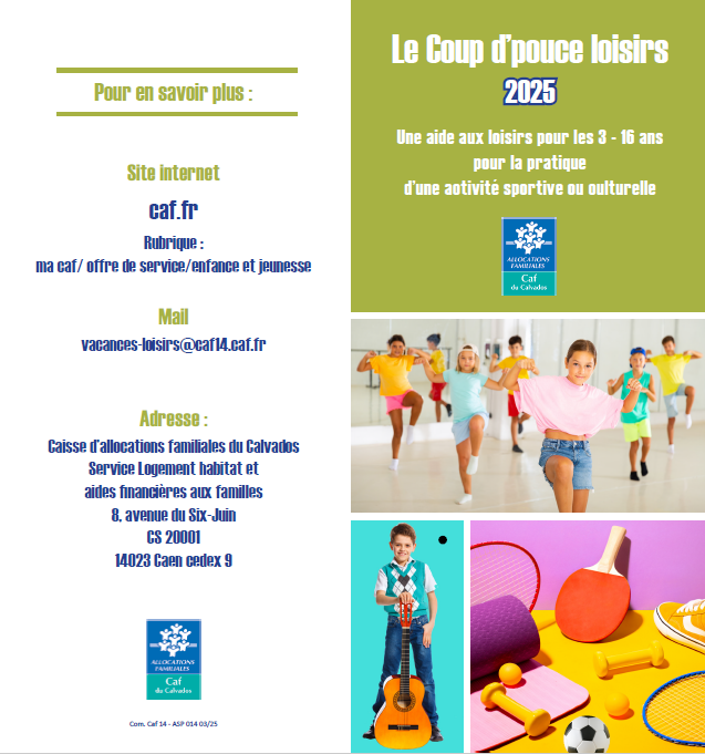 Aide au sport et aux activités culturelles