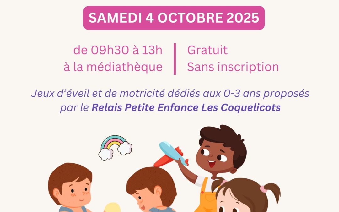 Biblis en folie : Matinée de jeux d’éveil et de motricité pour les tout-petits