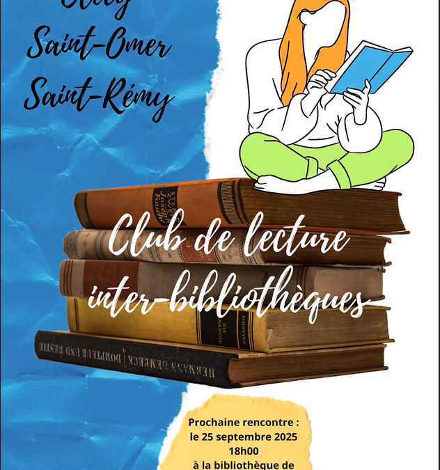 Club de lecture inter-bibliothèques le 25 septembre à la bibliothèque de Clécy
