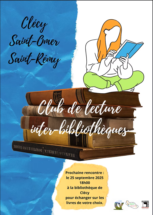 Club de lecture inter-bibliothèques le 25 septembre à la bibliothèque de Clécy