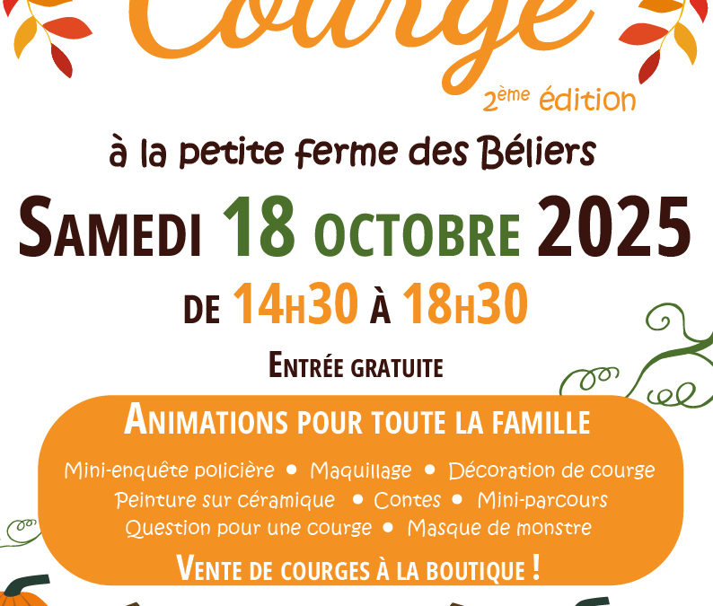 Festi’Courge 2ème édition le 18 octobre