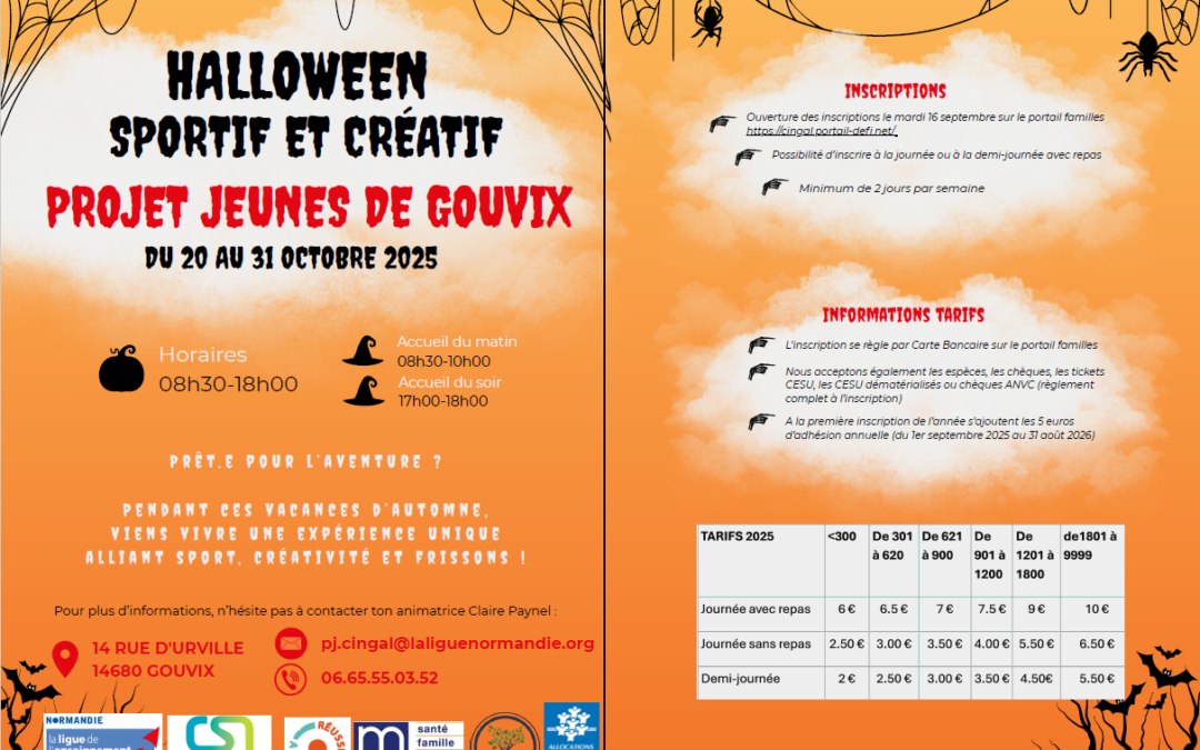 Le Local Jeunes de Gouvix vous présente son Projet Jeune d’Automne