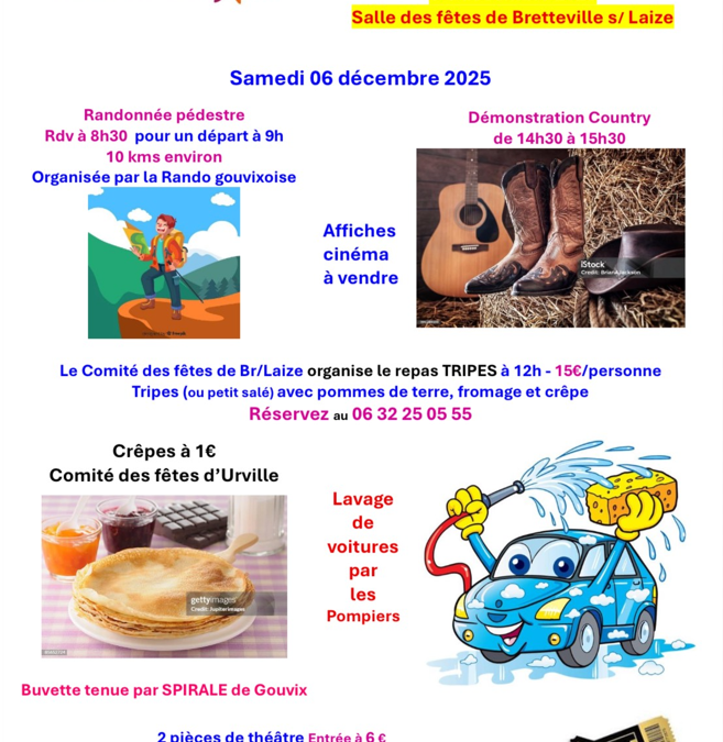 Téléthon à Bretteville-sur-Laize : une journée d’animations