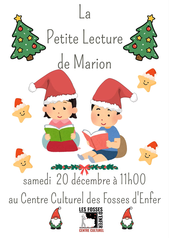 La Petite Lecture de Marion le samedi 20 décembre à 11h
