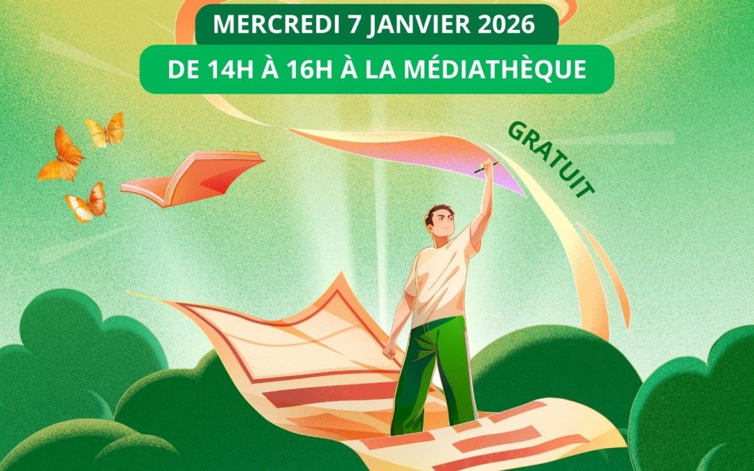 Atelier d’expression le mercredi 7 janvier 2026 à la médiathèque de Bretteville-sur-Laize